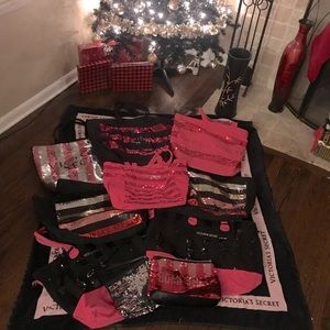 Bundled Victoria secret BLING bags